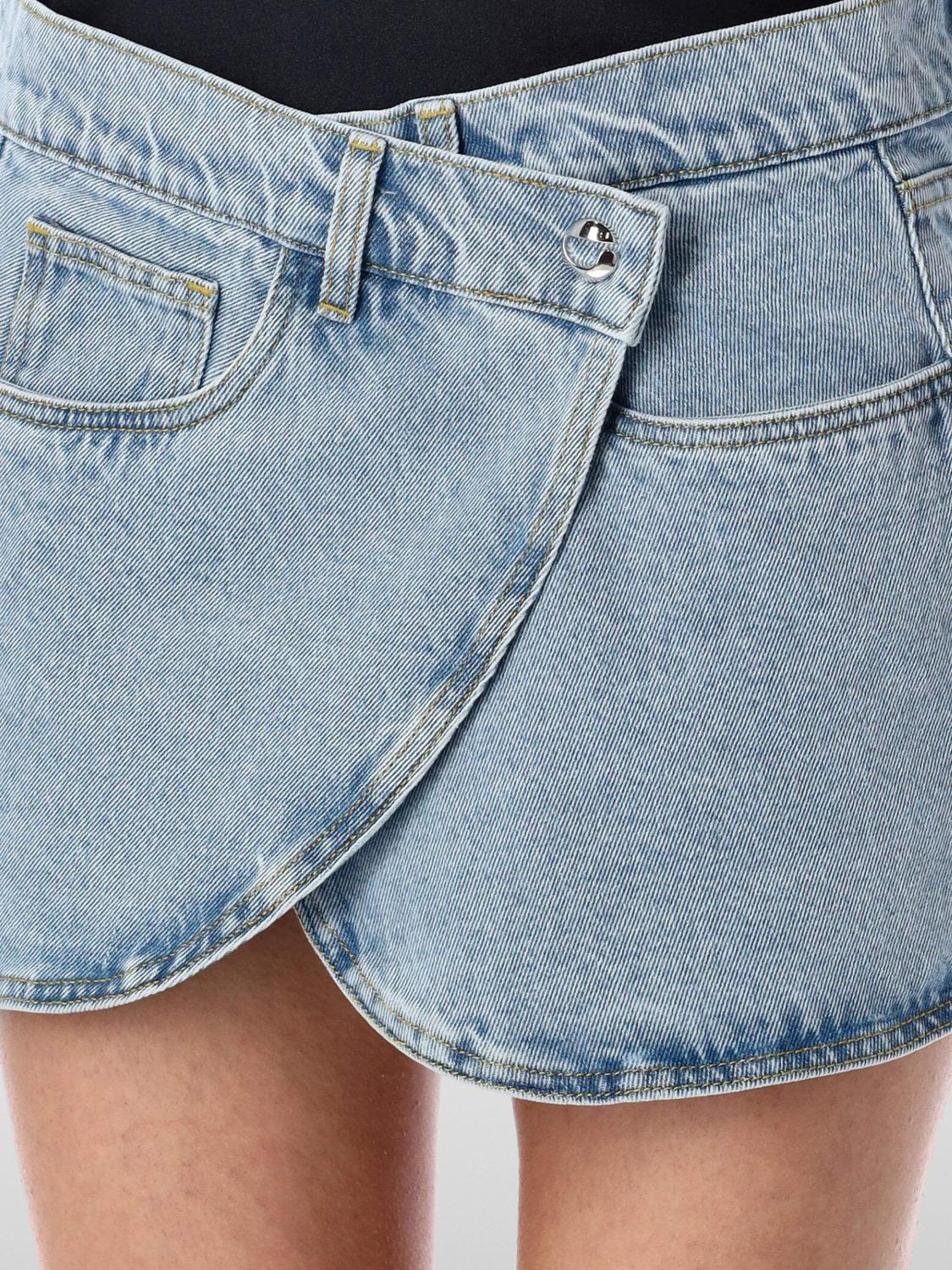COPERNI GONNA: Gonna Coperni in denim , Blue - Img 3