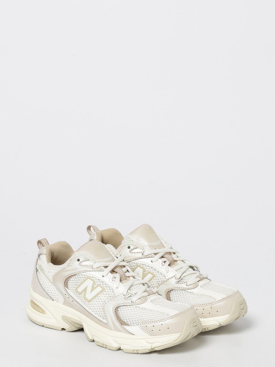 NEW BALANCE SNEAKERS: Sneakers 530 New Balance in mesh e pelle sintetica , Beige - Img 2