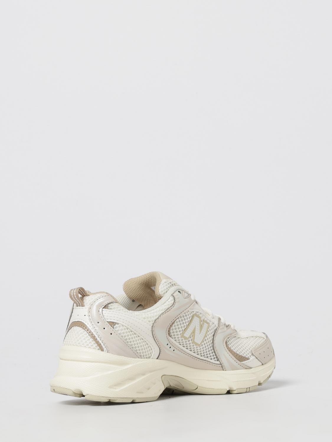 NEW BALANCE SNEAKERS: Sneakers 530 New Balance in mesh e pelle sintetica , Beige - Img 3