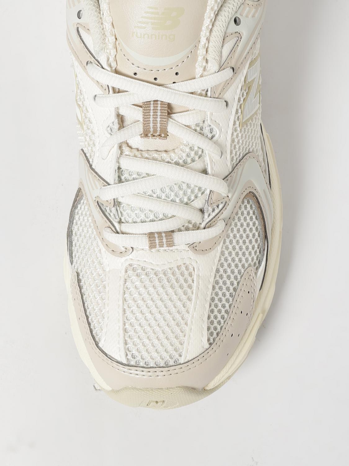 NEW BALANCE SNEAKERS: Sneakers 530 New Balance in mesh e pelle sintetica , Beige - Img 4