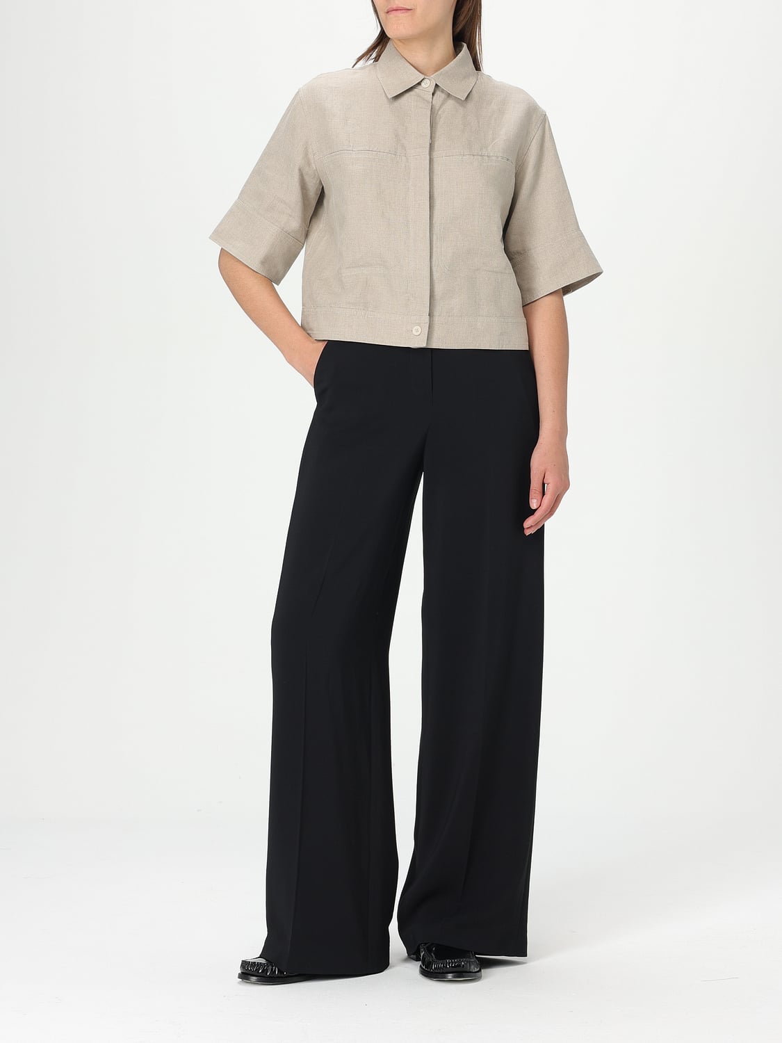 MAX MARA CAMISA: Falda mujer Max Mara, Beige - Img 2