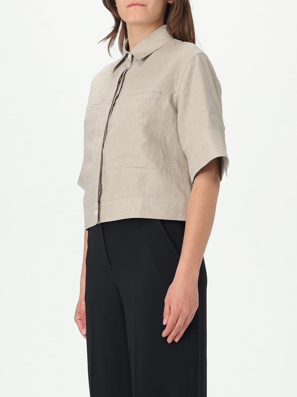 MAX MARA CAMISA: Falda mujer Max Mara, Beige - Img 4