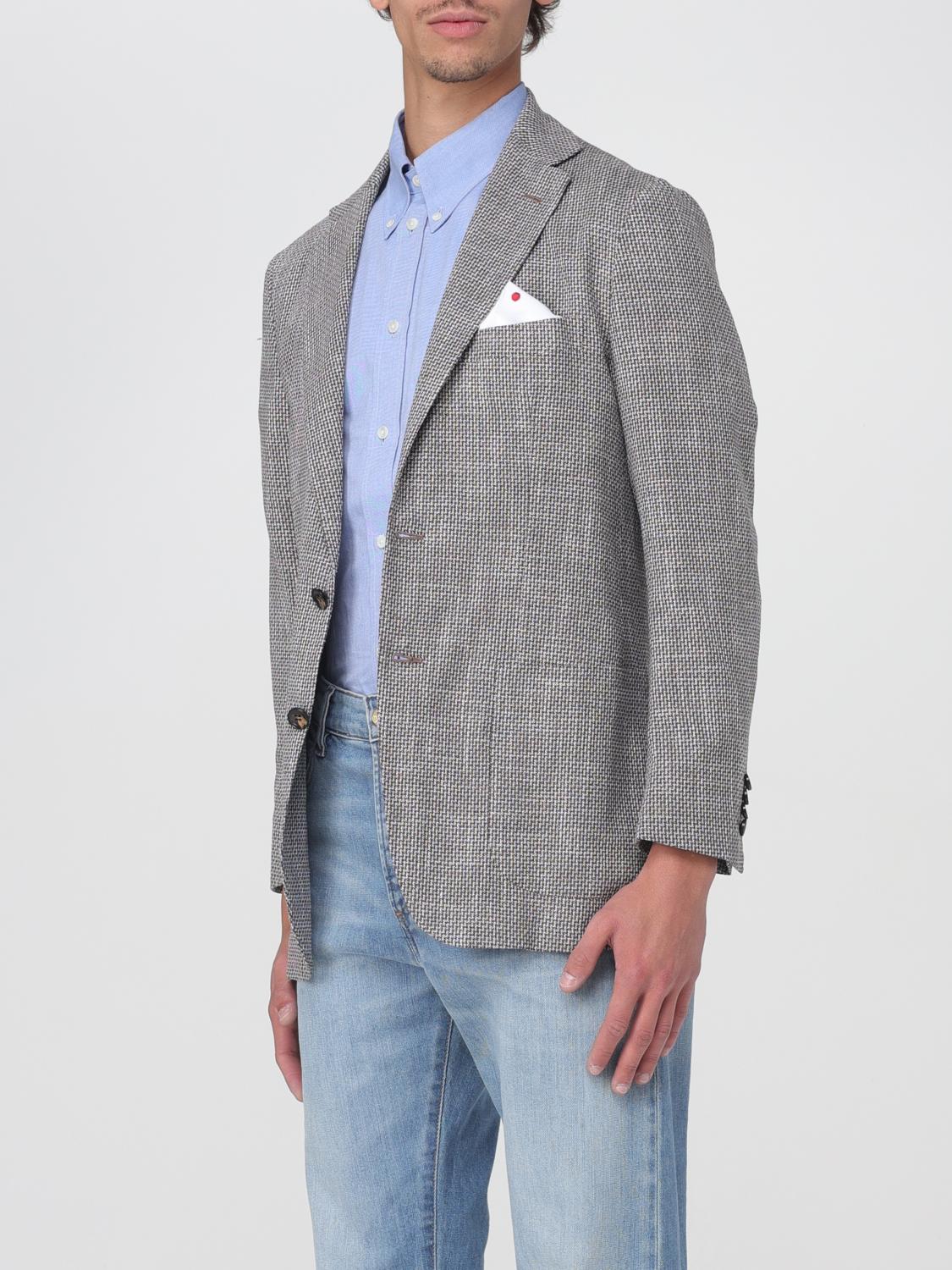 KITON BLAZER: Jacket men Kiton, Brown - Img 3