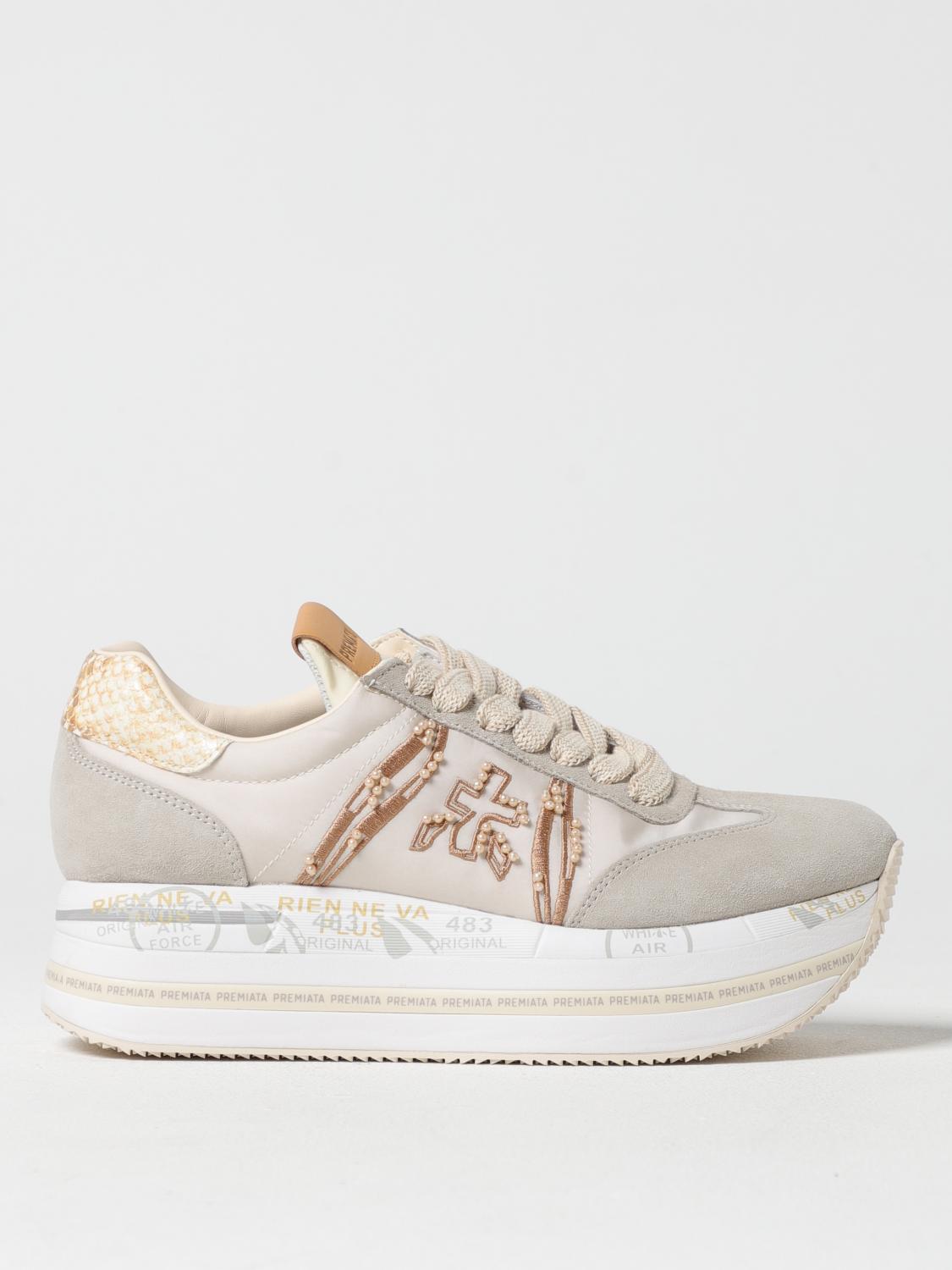 PREMIATA SNEAKERS: Sneakers woman Premiata, Beige - Img 1