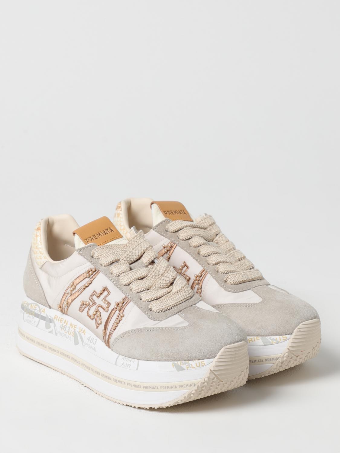 PREMIATA SNEAKERS: Sneakers woman Premiata, Beige - Img 2
