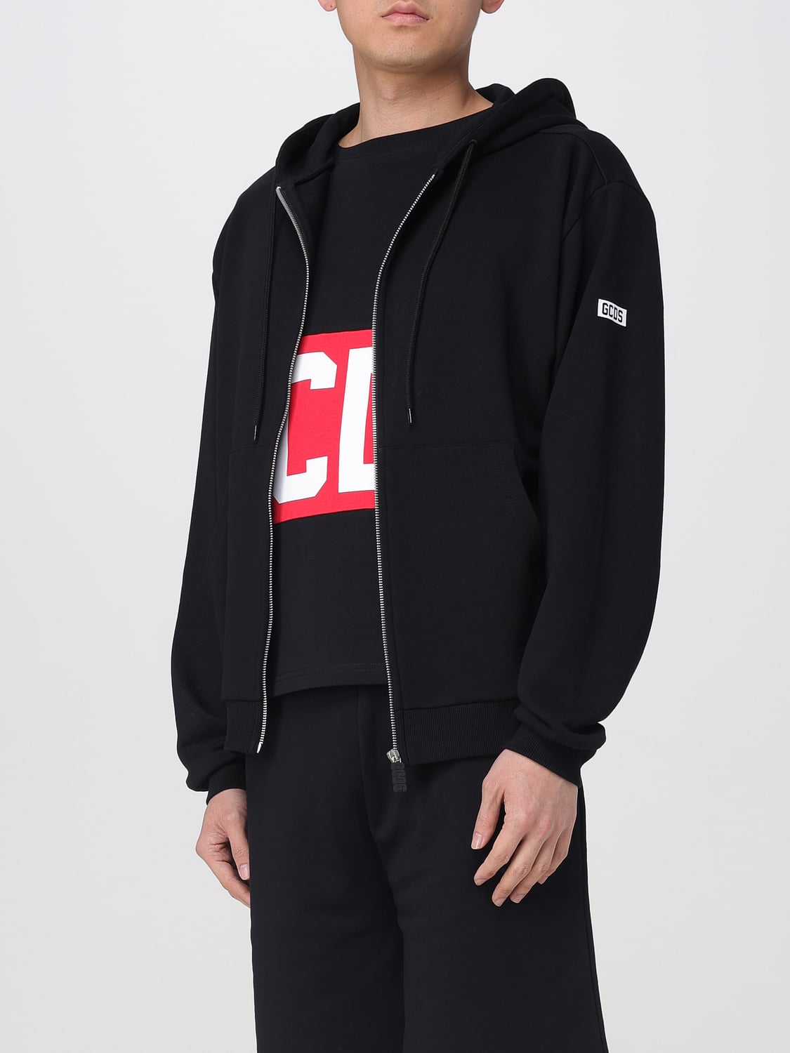 GCDS SUDADERA: Sudadera hombre GCDS, Negro - Img 4