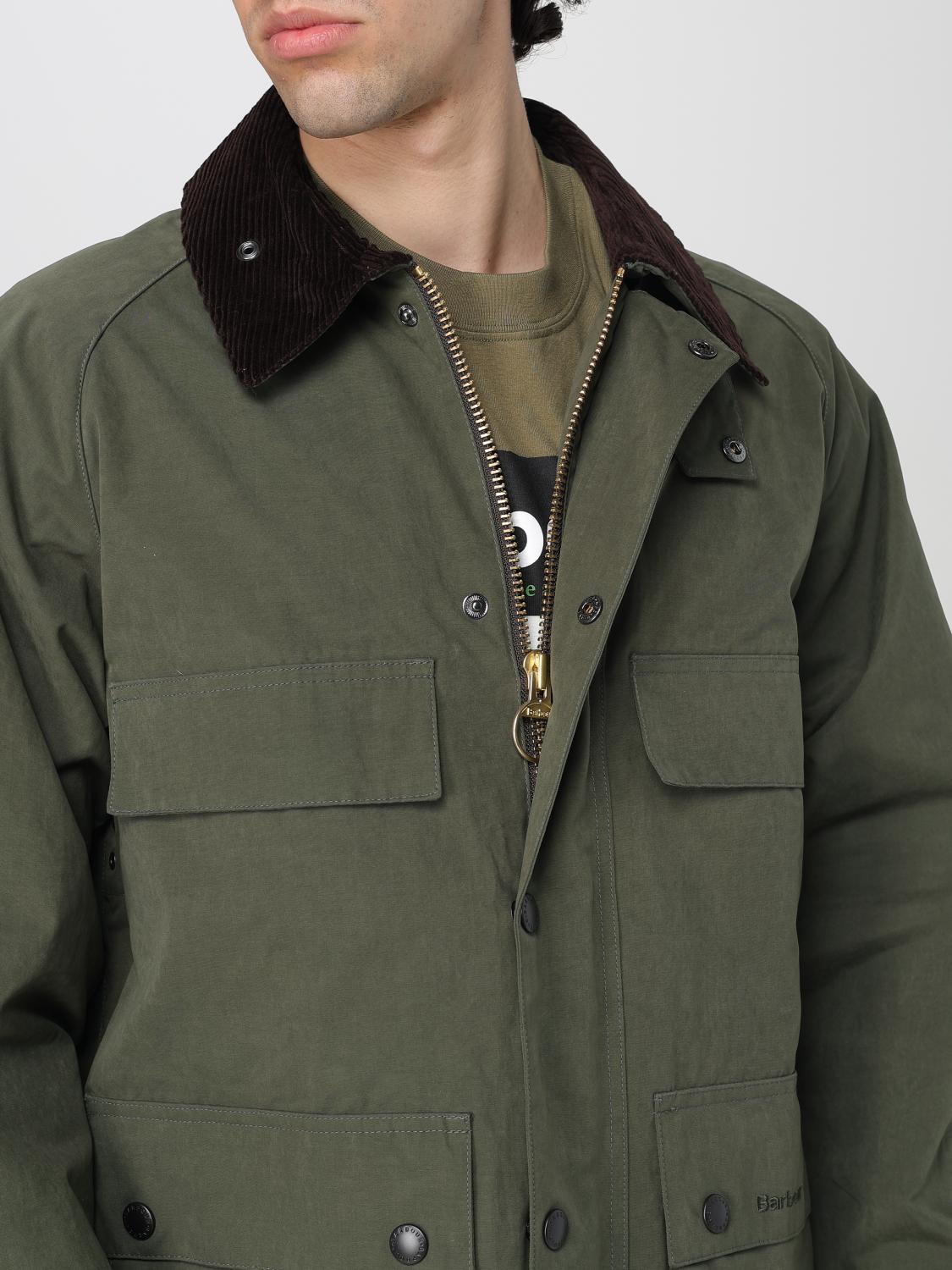 BARBOUR GIACCA: Giacca Superlump in misto cotone Barbour, Salvia - Img 4