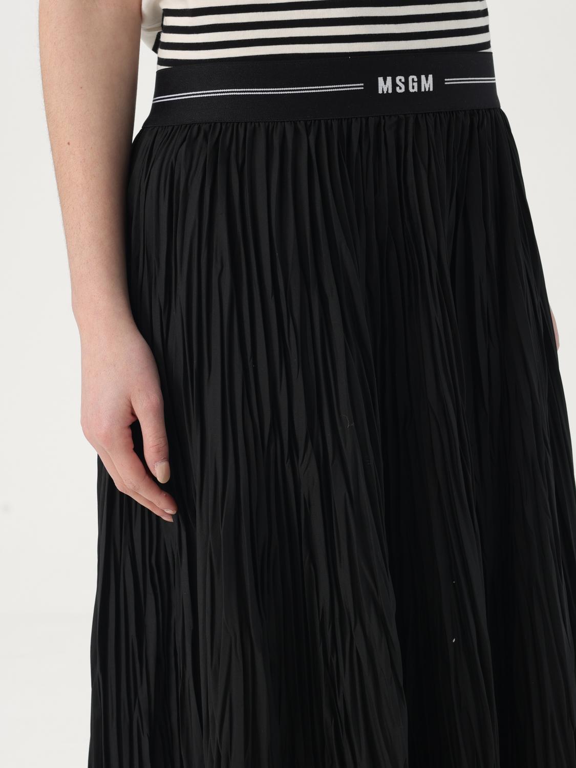 MSGM ROCK: Rock damen MSGM, Schwarz - Img 3