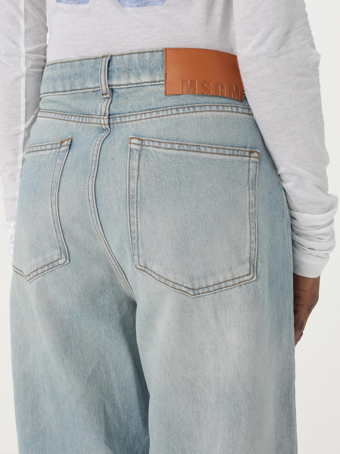 MSGM JEANS: Jeans MSGM in denim , Blue - Img 4