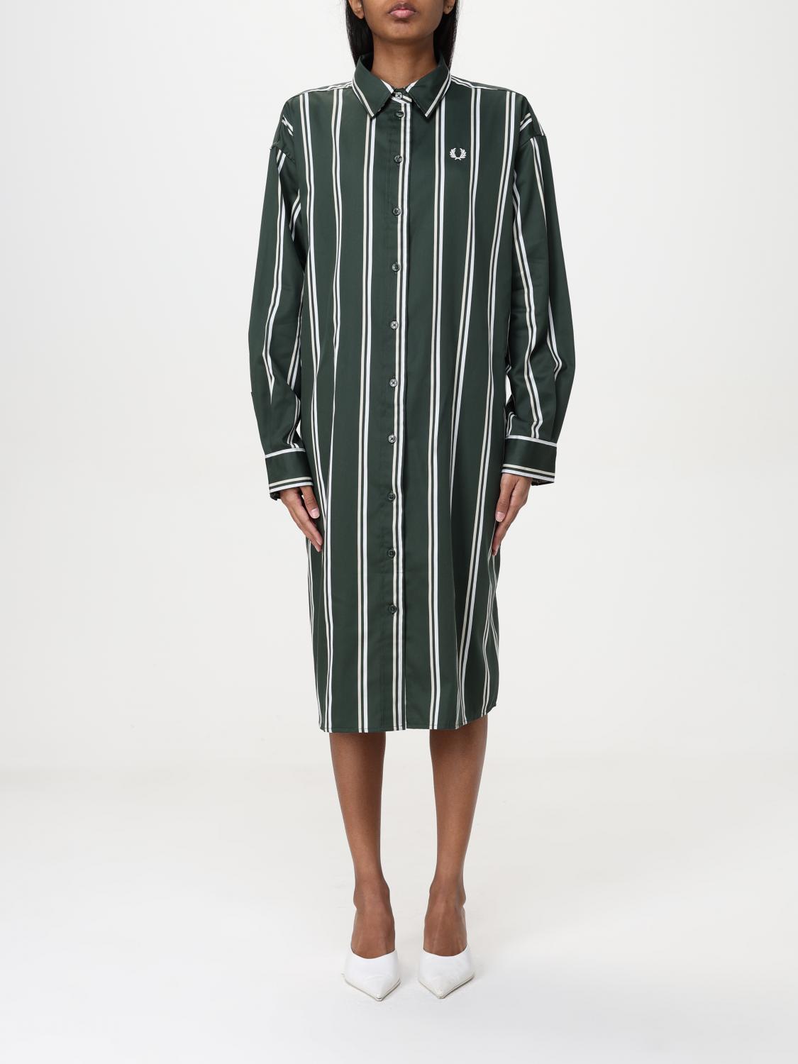 FRED PERRY KLEID: Kleider damen Fred Perry, Grün - Img 1