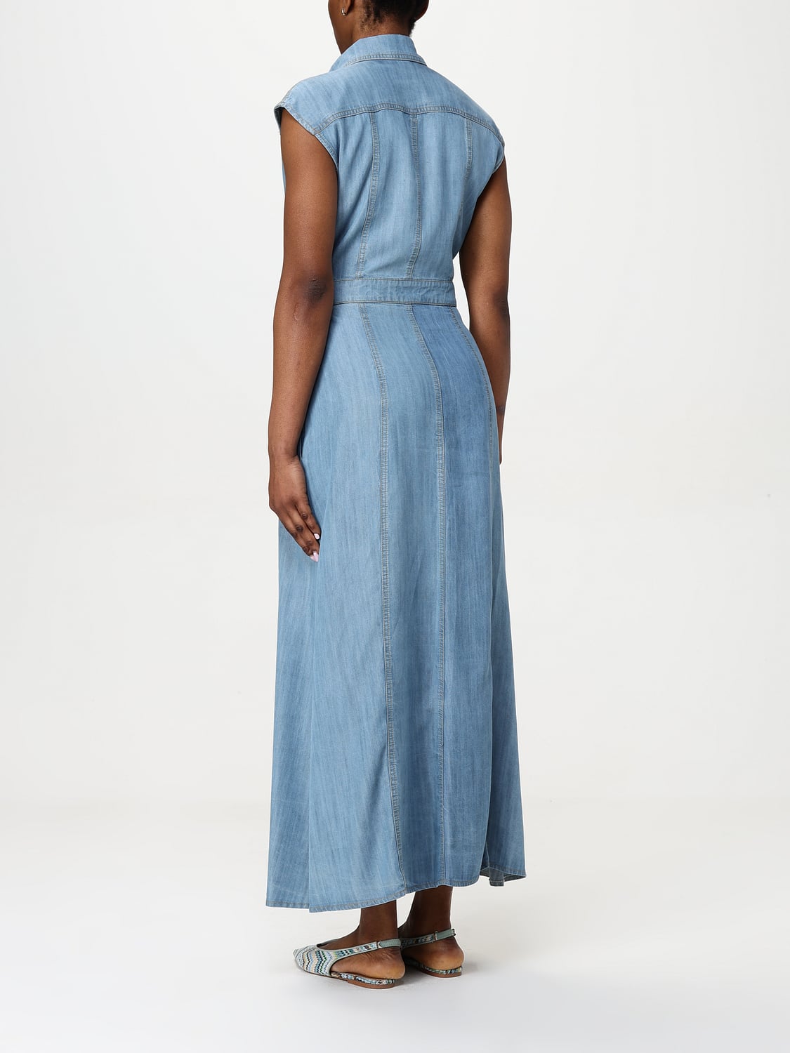KAOS ABITO: Abito Kaos in denim , Denim - Img 2