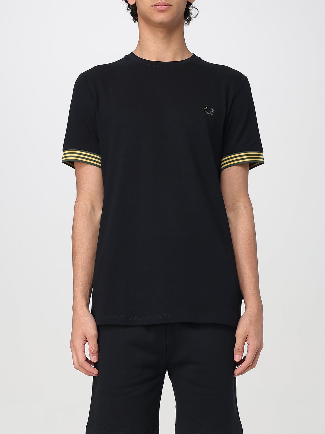 FRED PERRY T-SHIRT: T-shirt men Fred Perry, Black - Img 1