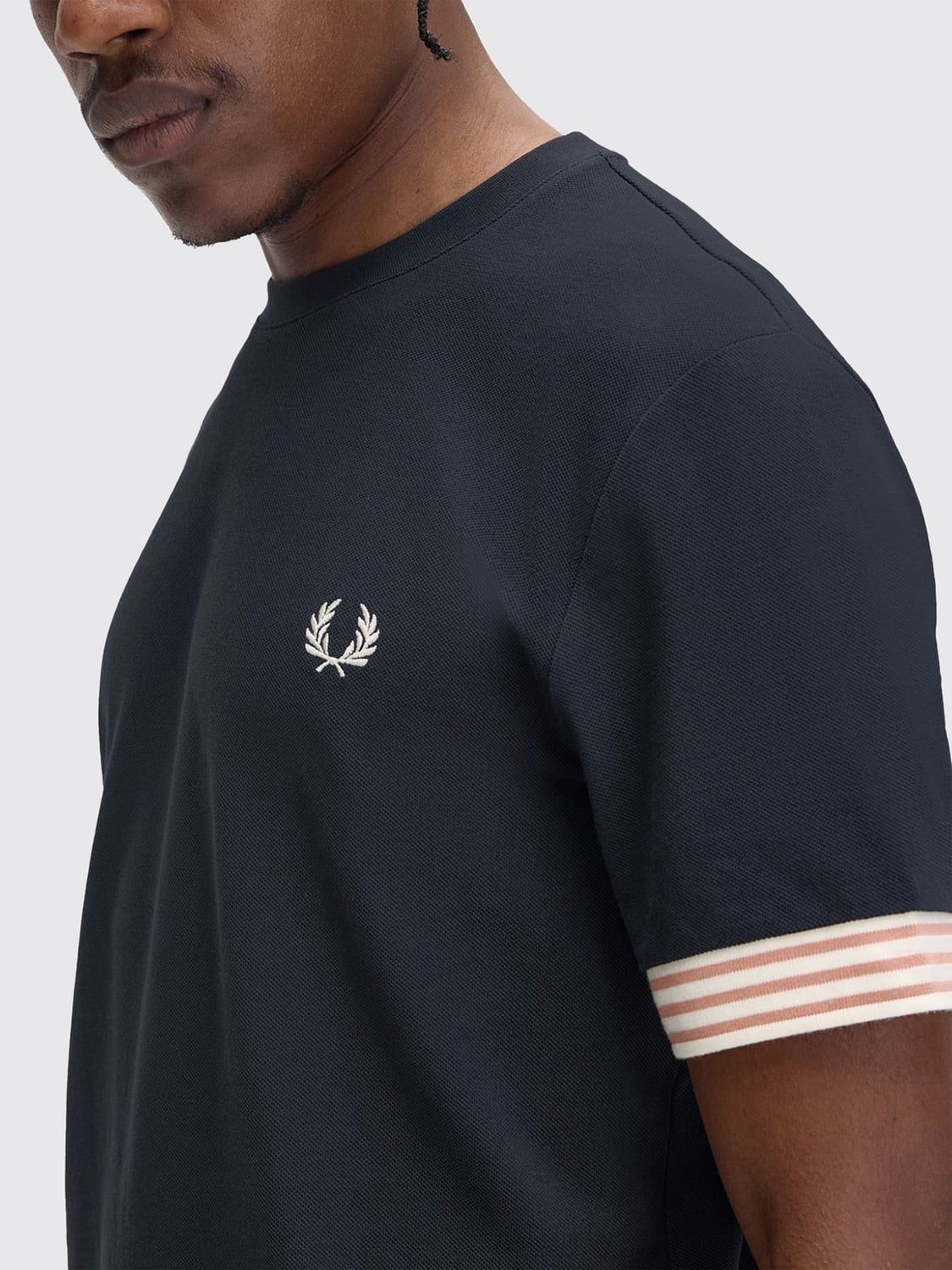 FRED PERRY ФУТБОЛКА: Футболка Мужское Fred Perry, Синий - Img 4