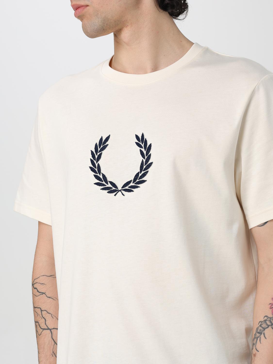 FRED PERRY CAMISETA: Camiseta hombre Fred Perry, Beige - Img 3