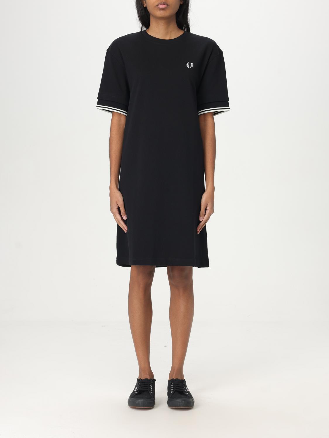 FRED PERRY DRESS: Dress woman Fred Perry, Black - Img 1