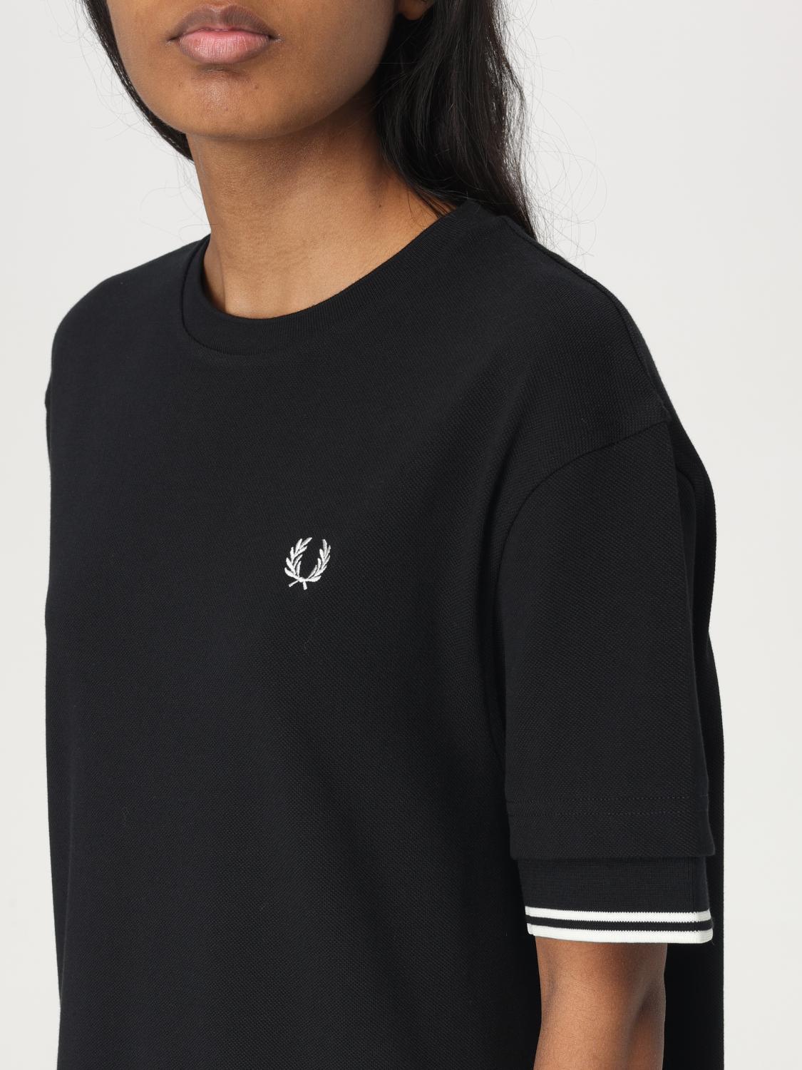 FRED PERRY DRESS: Dress woman Fred Perry, Black - Img 3