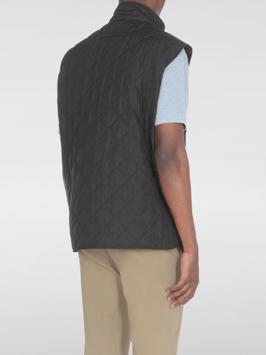 BARBOUR SUIT VEST: Barbour Quilted Nylon Vest, Navy - Img 3