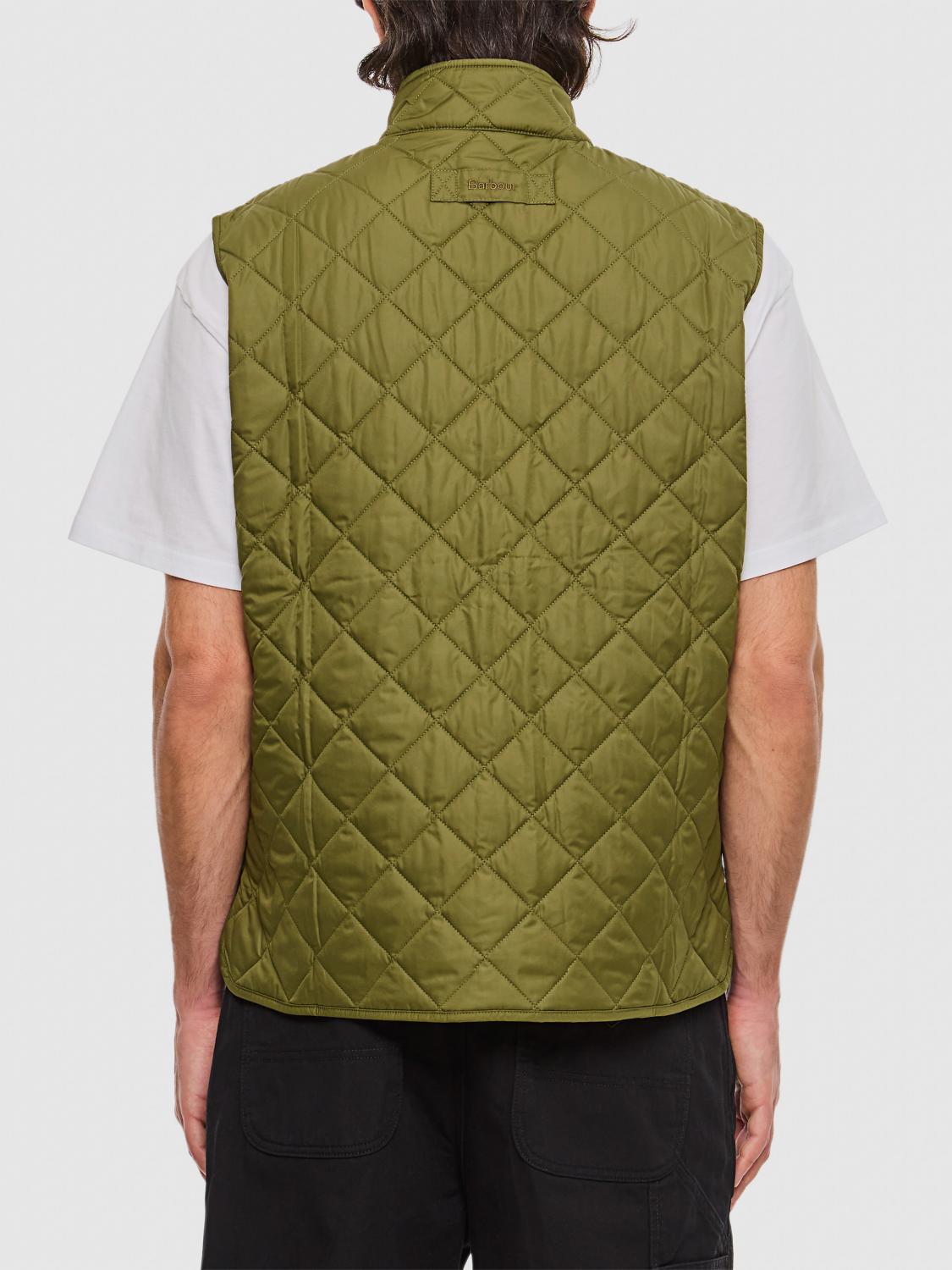 BARBOUR 정장 조끼: Barbour 퀼팅 나일론 베스트, 모스 그린 - Img 3