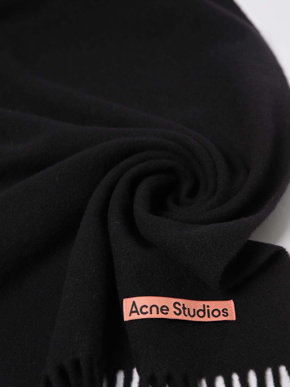 ACNE STUDIOS SCARF: Scarf men Acne Studios, Black - Img 3