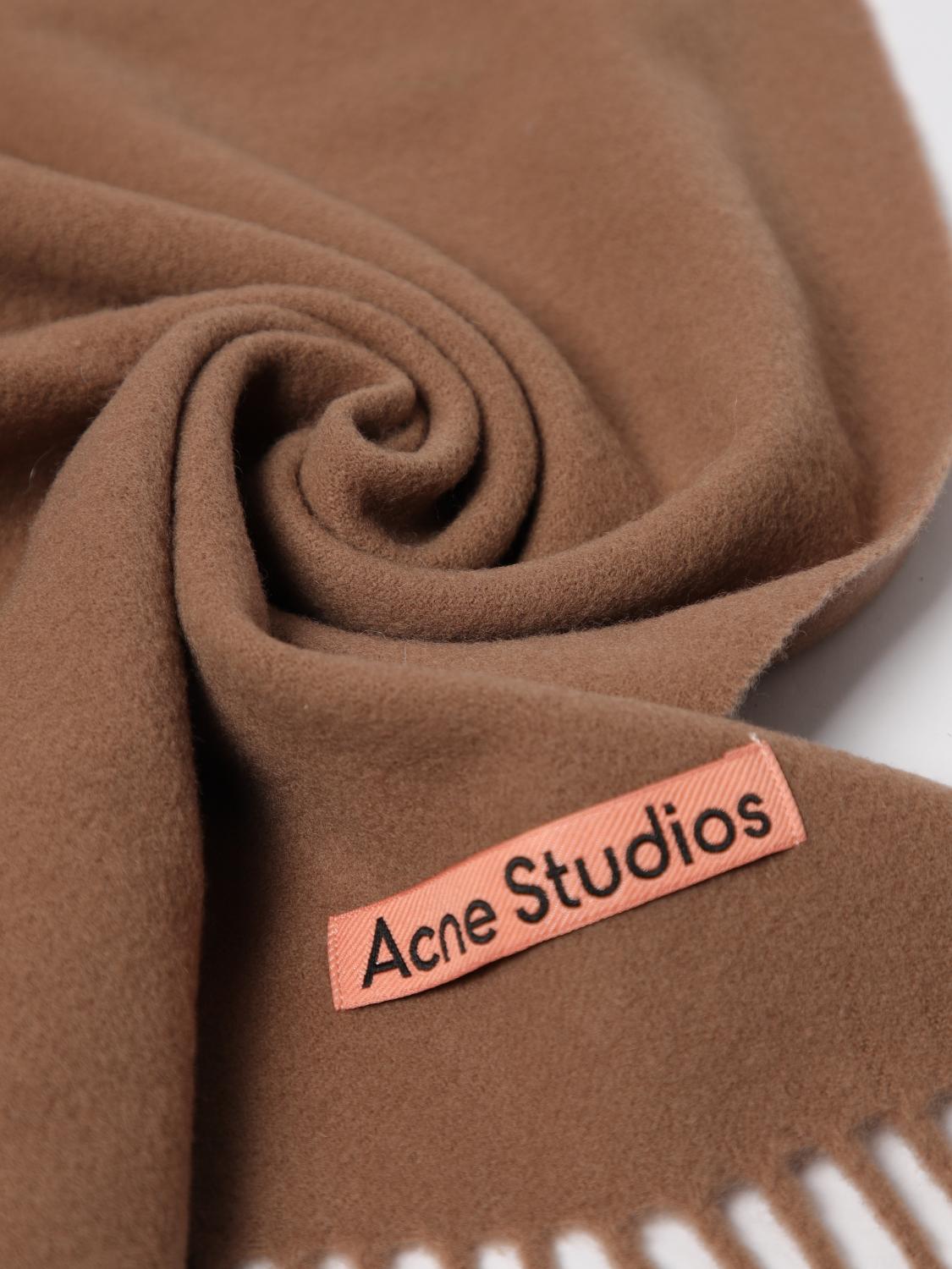 ACNE STUDIOS SCIARPA: Sciarpa Acne Studios in lana , Cammello - Img 3