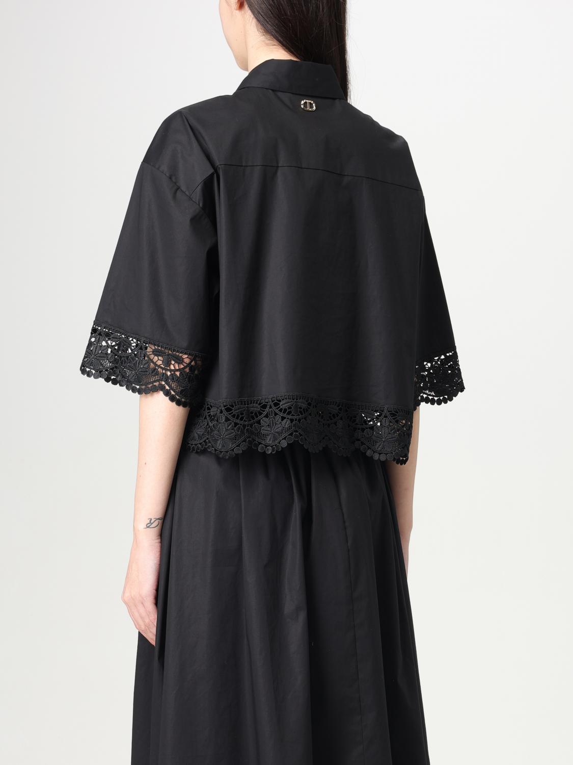 TWINSET CAMISA: Camisa mujer Twinset, Negro - Img 3