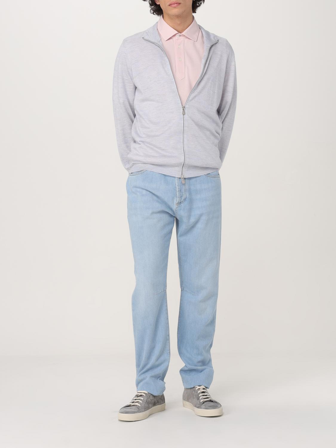 BRUNELLO CUCINELLI CÁRDIGAN: Jersey hombre Brunello Cucinelli, Azul Oscuro - Img 2