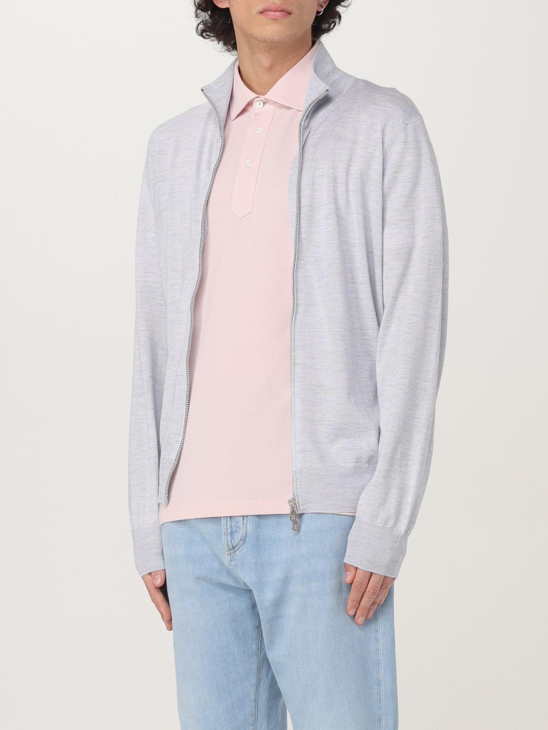 BRUNELLO CUCINELLI CÁRDIGAN: Jersey hombre Brunello Cucinelli, Azul Oscuro - Img 4