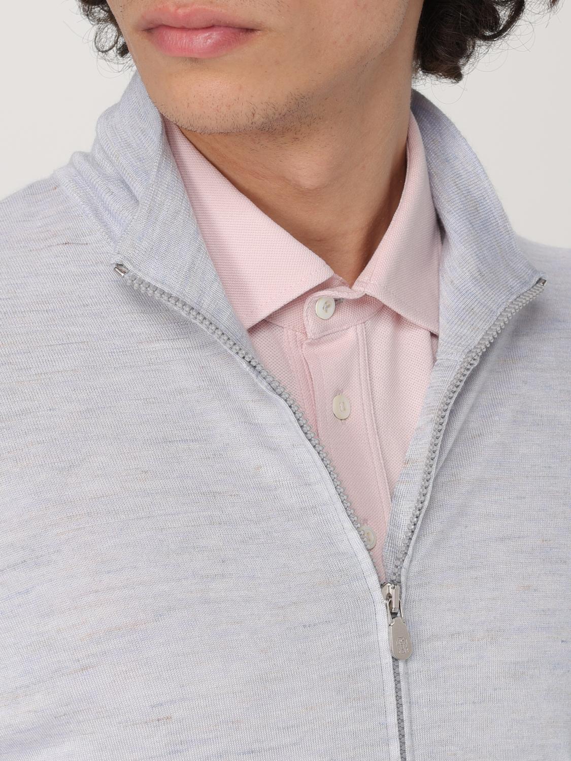 BRUNELLO CUCINELLI CÁRDIGAN: Jersey hombre Brunello Cucinelli, Azul Oscuro - Img 5