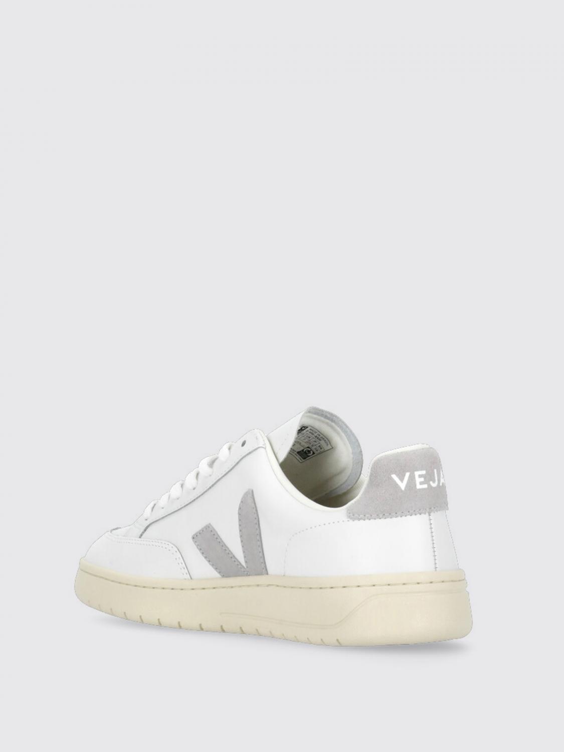 VEJA SNEAKERS: Sneakers V-12 Veja in pelle , Bianco - Img 3