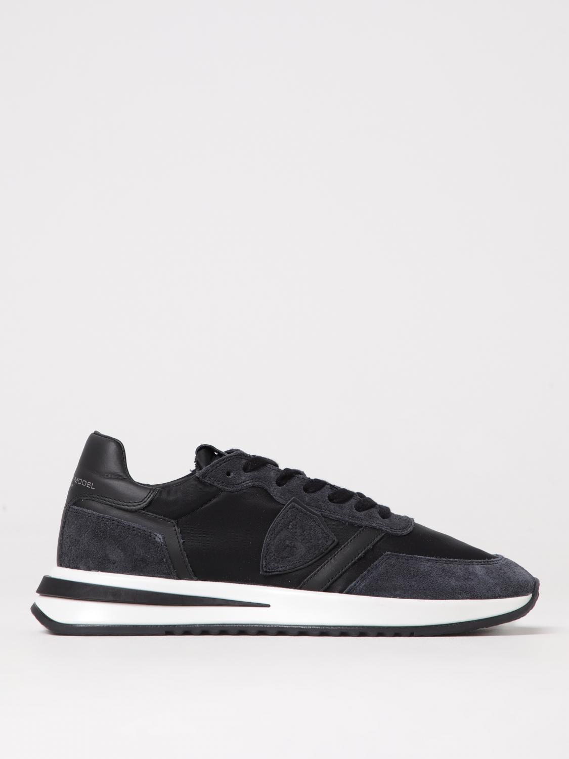 PHILIPPE MODEL SNEAKERS: Sneakers men Philippe Model, Black - Img 1