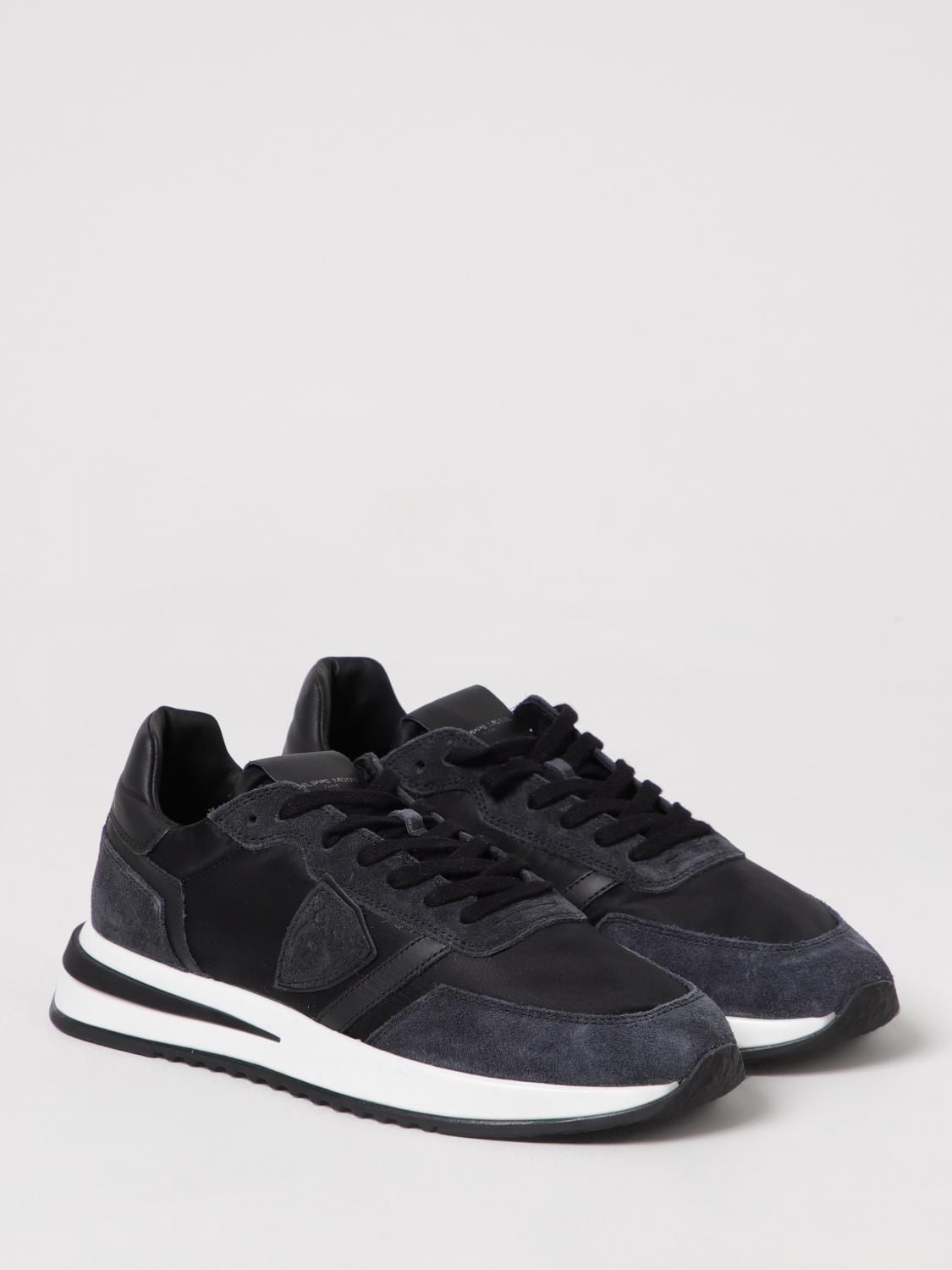 PHILIPPE MODEL SNEAKERS: Sneakers men Philippe Model, Black - Img 2
