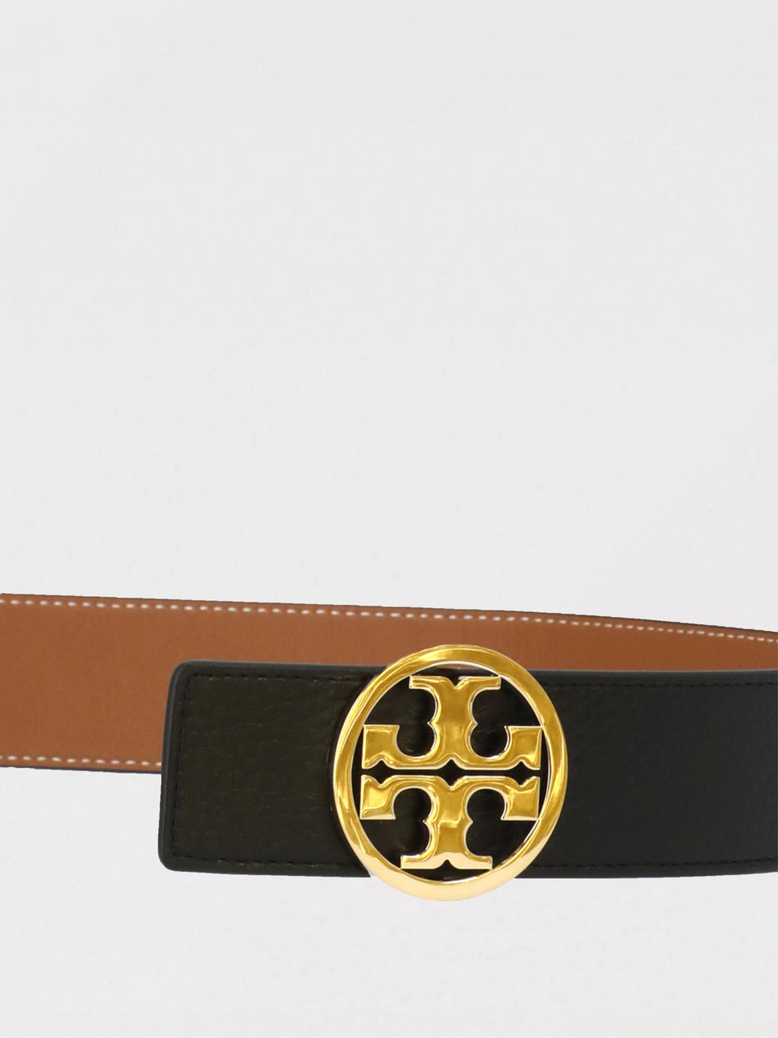 TORY BURCH CINTURA: Cintura Miller Tory Burch reversibile in pelle , Nero - Img 2