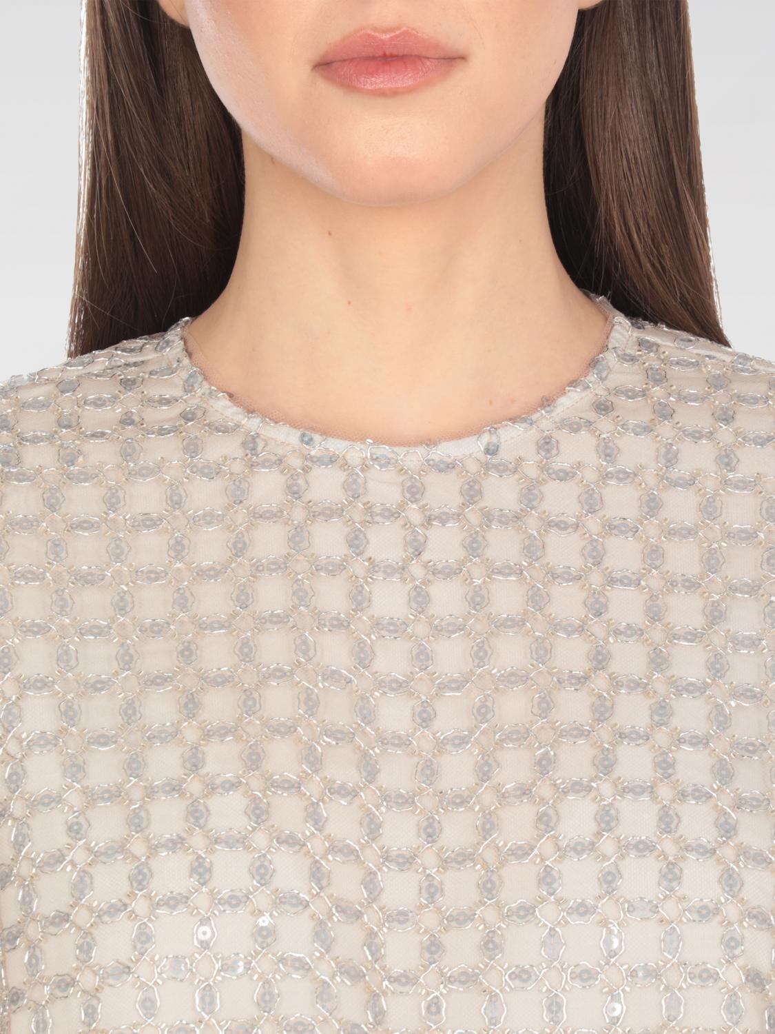 ROTATE TOP: Camiseta mujer Rotate, Beige - Img 3
