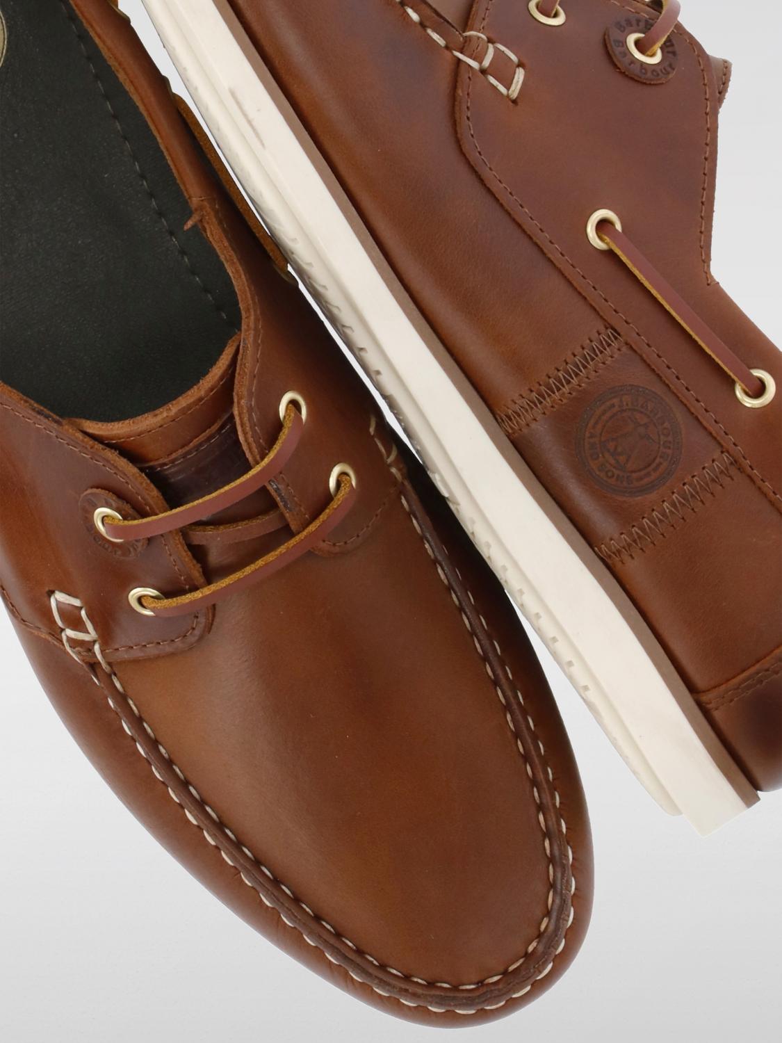 BARBOUR MOCASSINI: Mocassino da barca Wake Barbour in nabuk , Bruciato - Img 4