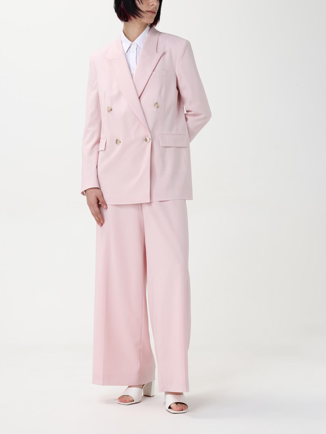 BOSS PANTALONI: Pantalone classico Boss in lana , Rosa - Img 2