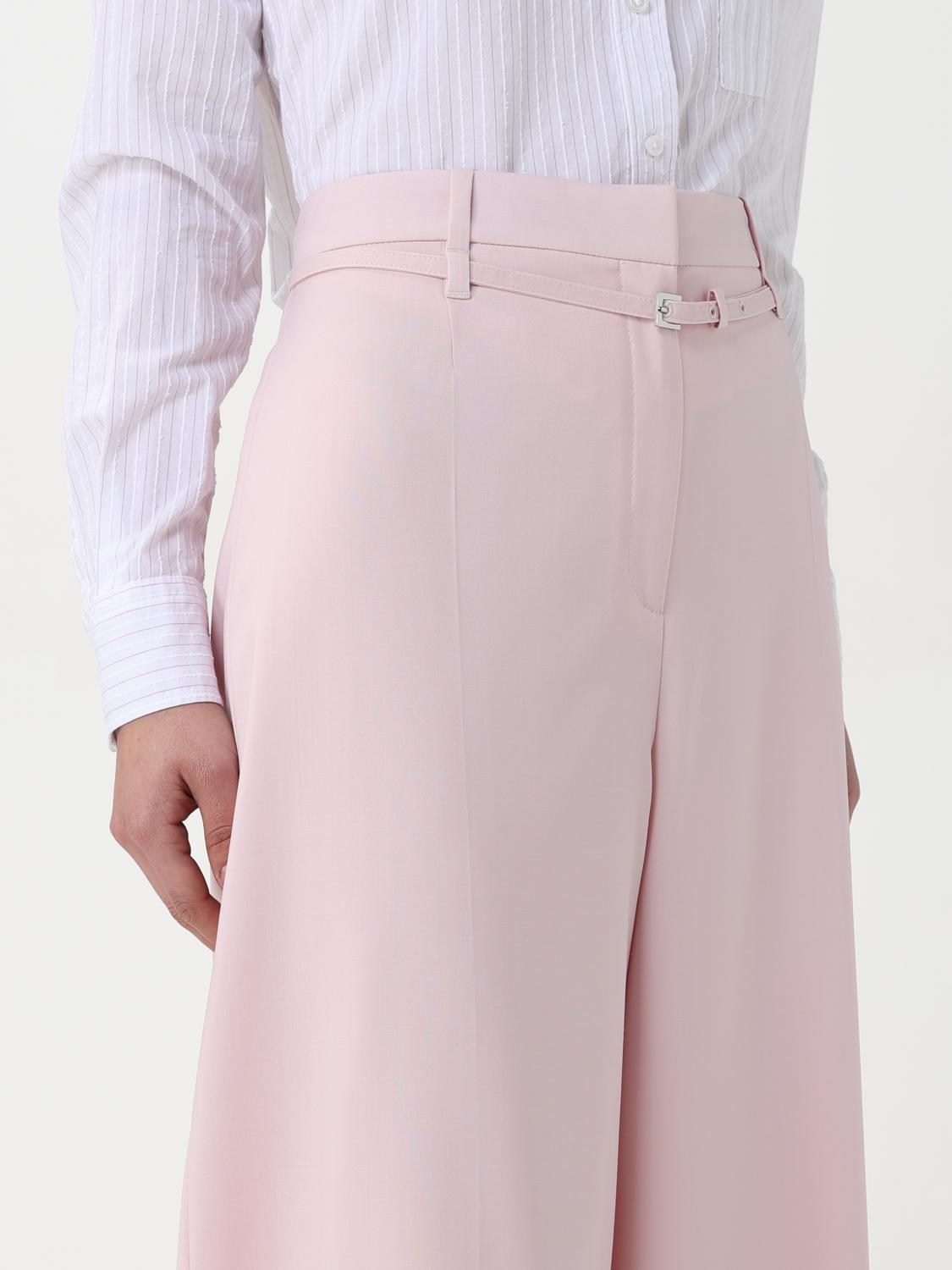 BOSS PANTALONI: Pantalone classico Boss in lana , Rosa - Img 4