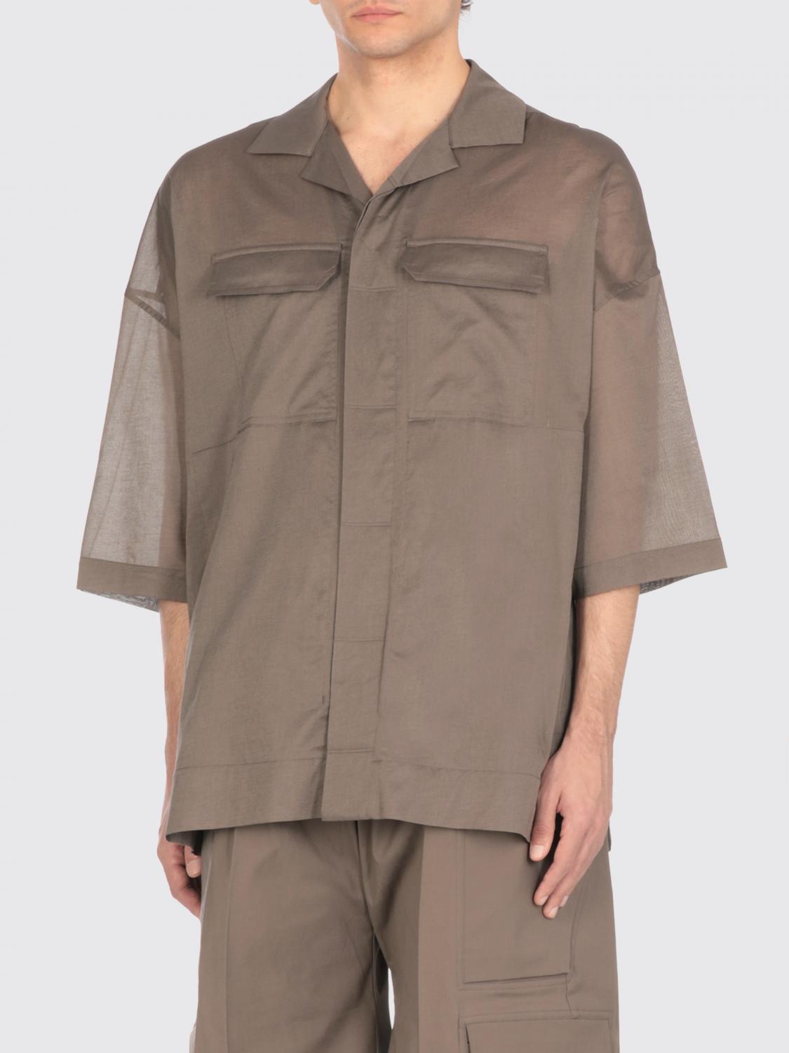 RICK OWENS SHIRT: Shirt men Rick Owens, Brown - Img 1