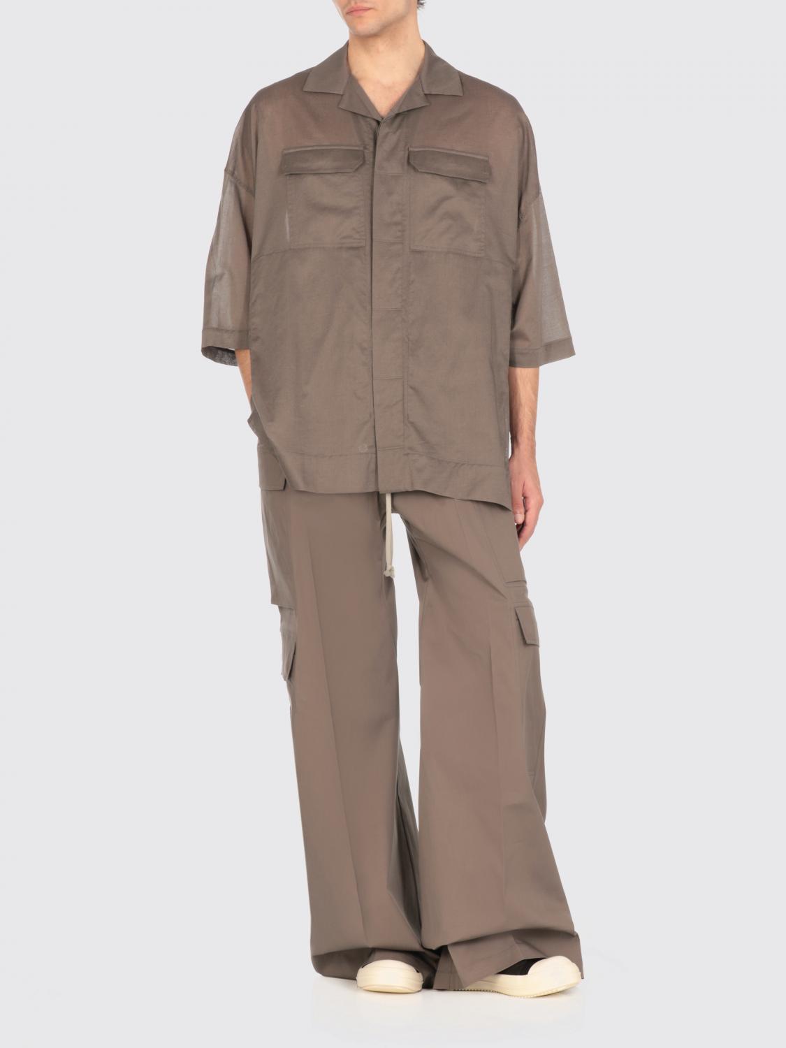 RICK OWENS SHIRT: Shirt men Rick Owens, Brown - Img 2