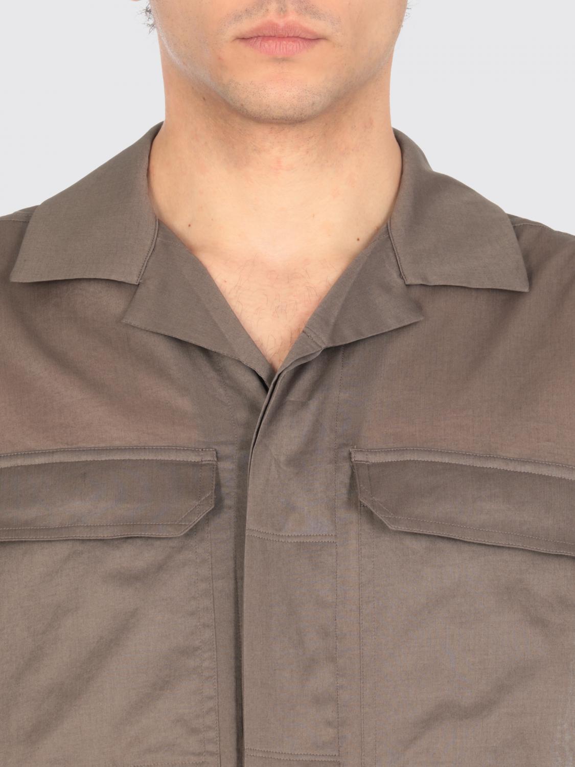 RICK OWENS SHIRT: Shirt men Rick Owens, Brown - Img 4