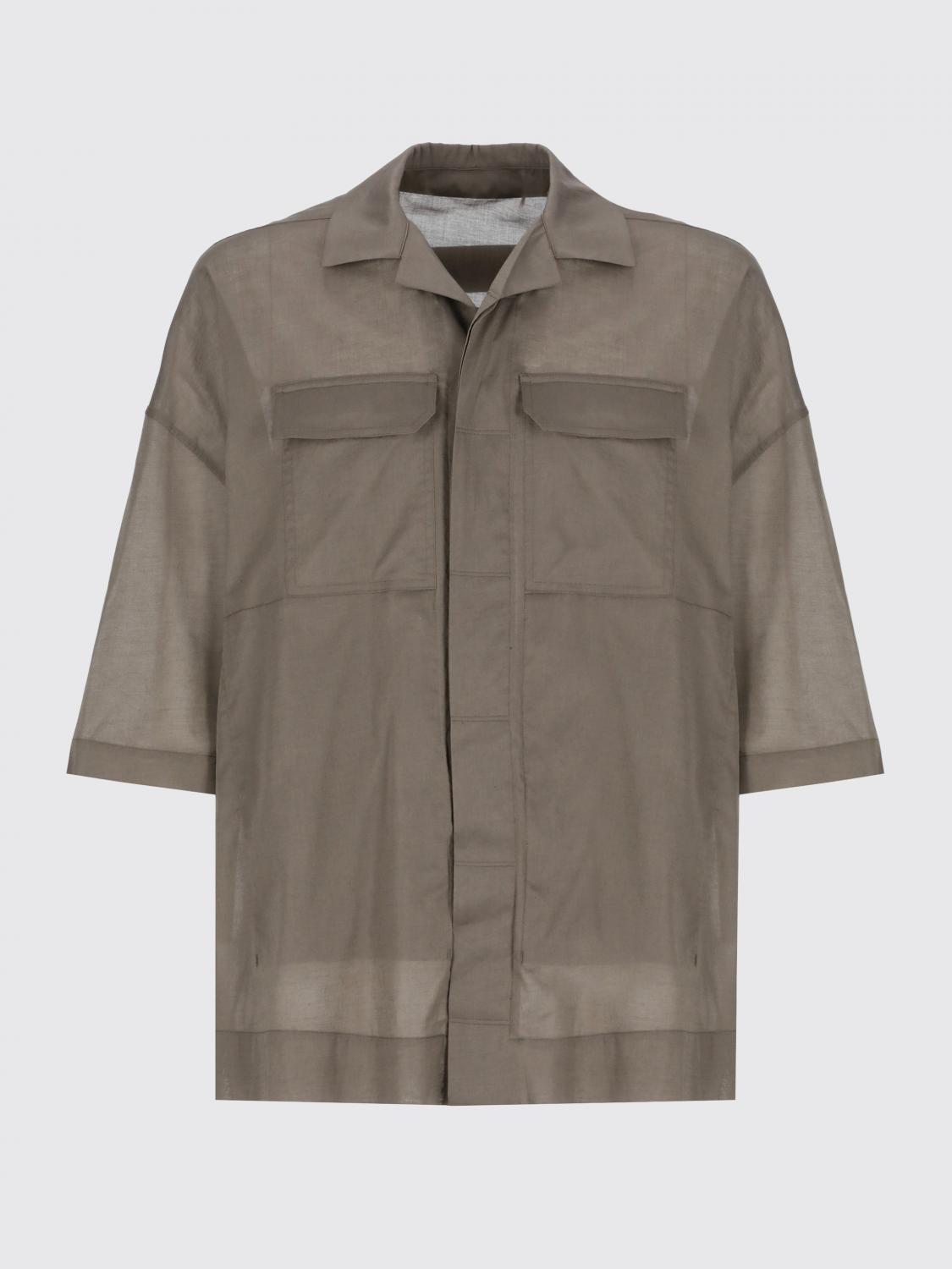 RICK OWENS SHIRT: Shirt men Rick Owens, Brown - Img 5