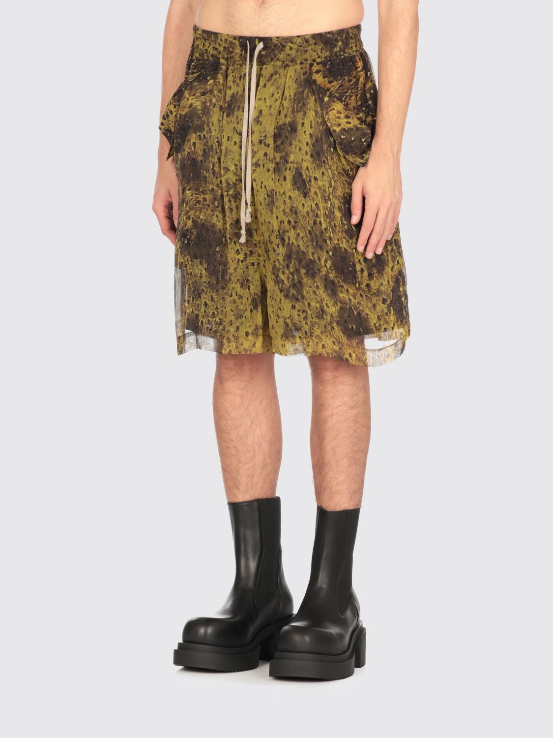 RICK OWENS SHORTS: Short men Rick Owens, Green - Img 1