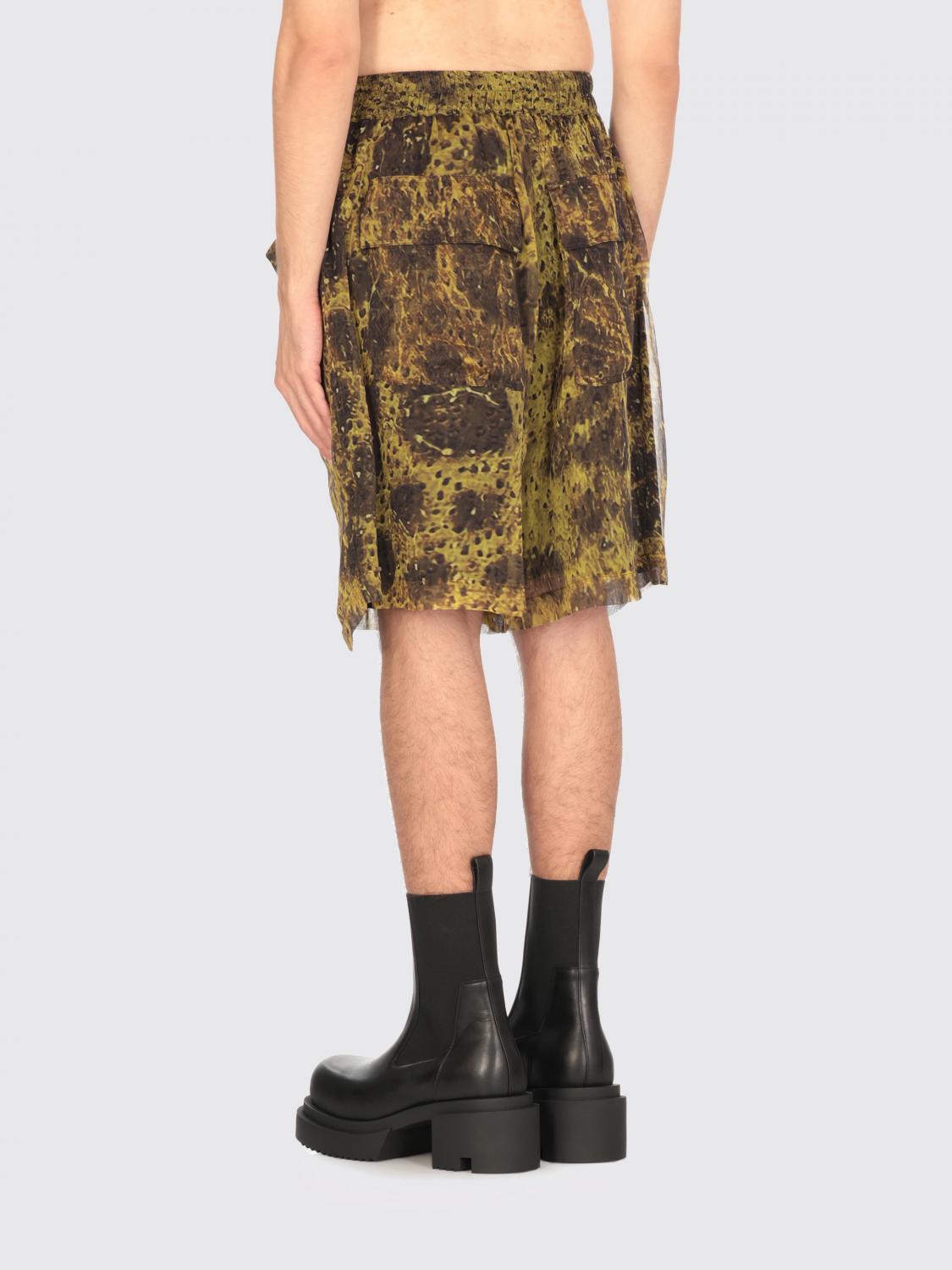 RICK OWENS SHORTS: Short men Rick Owens, Green - Img 3