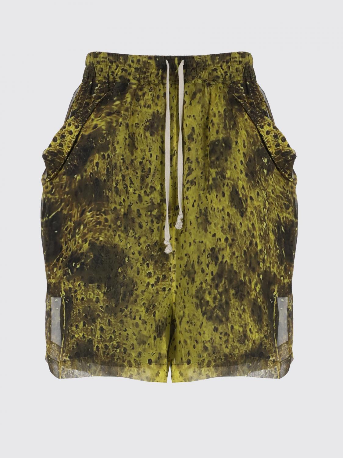 RICK OWENS SHORTS: Short men Rick Owens, Green - Img 5