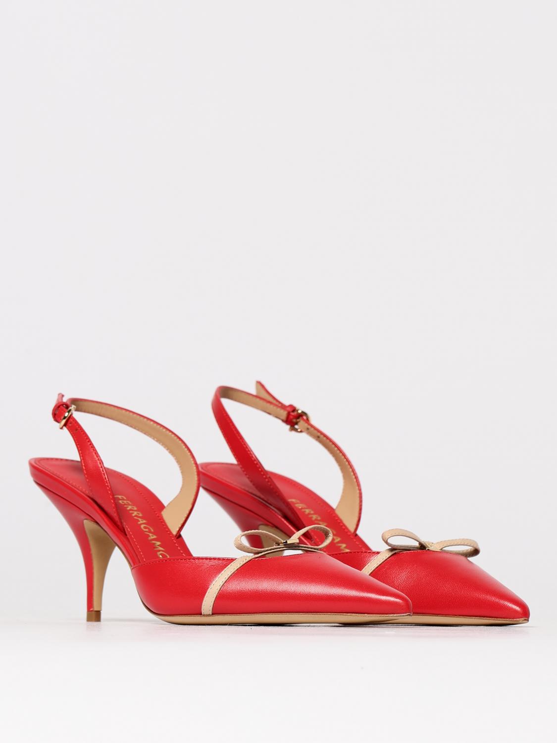 FERRAGAMO DÉCOLLETÉ: Slingback Mini Bow Ferragamo in nappa , Nero - Img 2