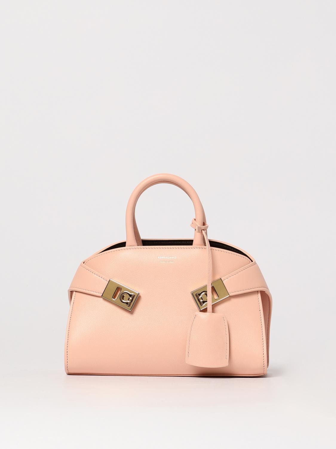FERRAGAMO BORSA MINI: Borsa a mano Hug (XS) Ferragamo, Rosa - Img 1