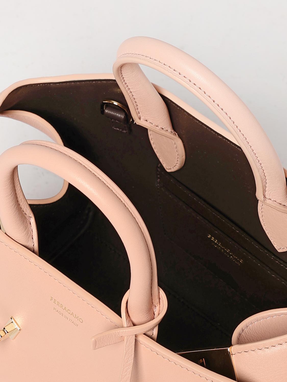 FERRAGAMO BORSA MINI: Borsa a mano Hug (XS) Ferragamo, Rosa - Img 5