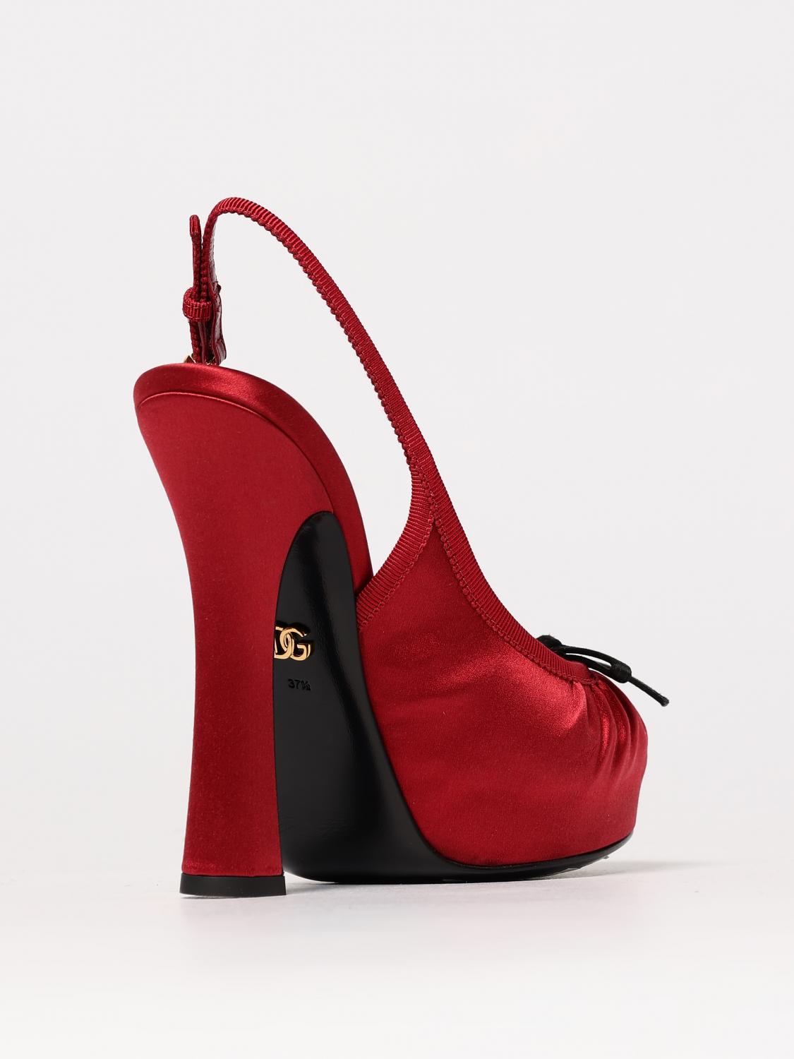 DOLCE & GABBANA PUMPS: Pumps damen Dolce & Gabbana, Rot - Img 3