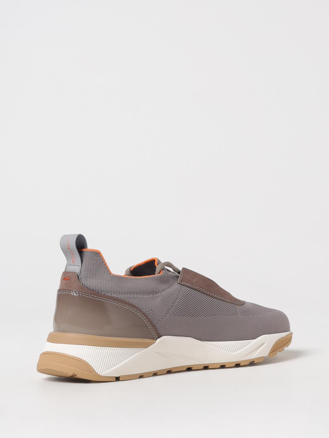 SANTONI BASKETS: Baskets homme Santoni, Gris - Img 3