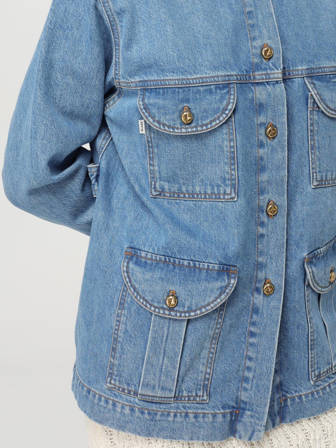 BLAZÉ MILANO CHAQUETA: Chaqueta mujer BlazÉ Milano, Denim - Img 4