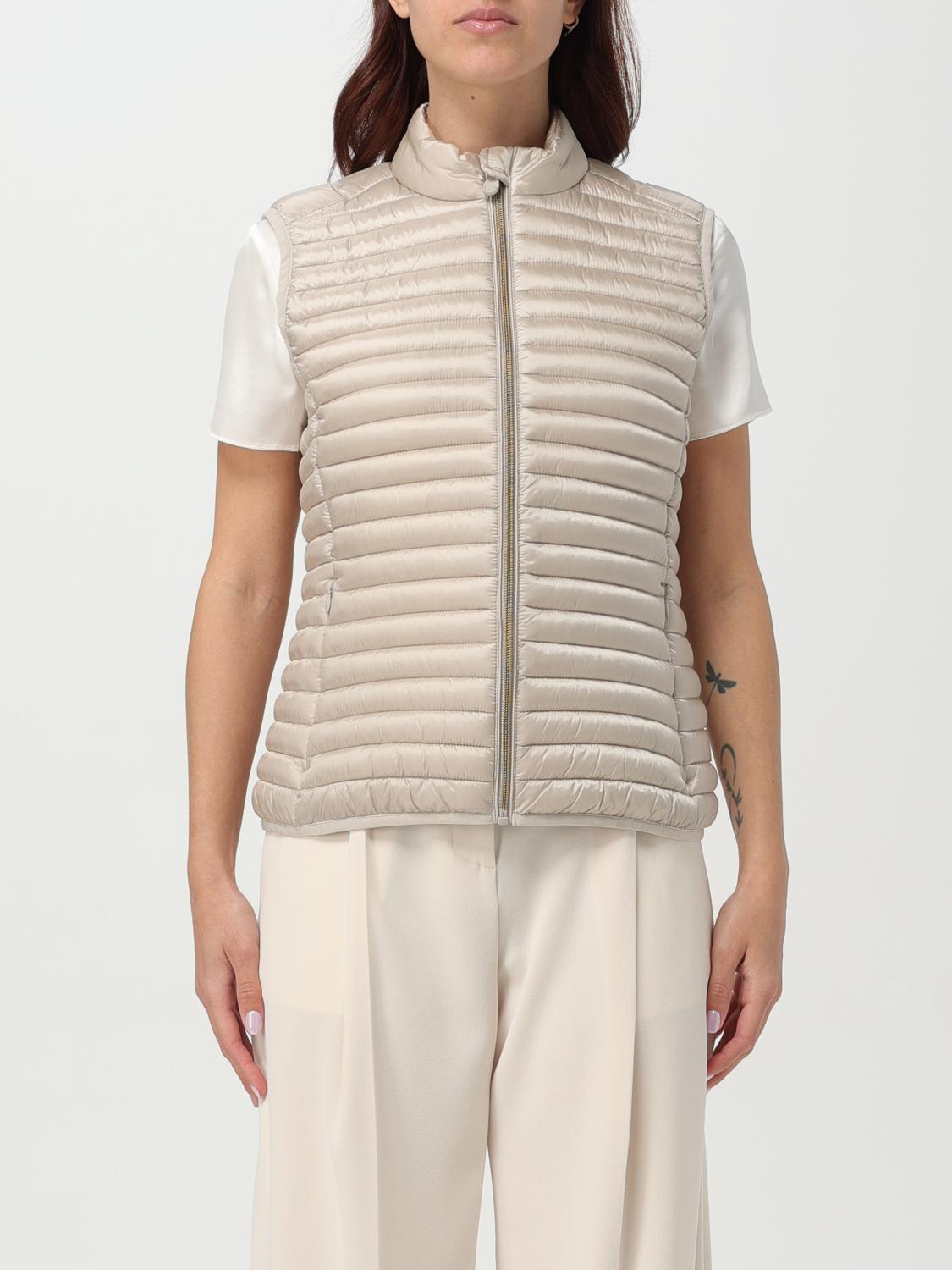 SAVE THE DUCK CHALECO: Chaleco mujer Save The Duck, Beige - Img 1